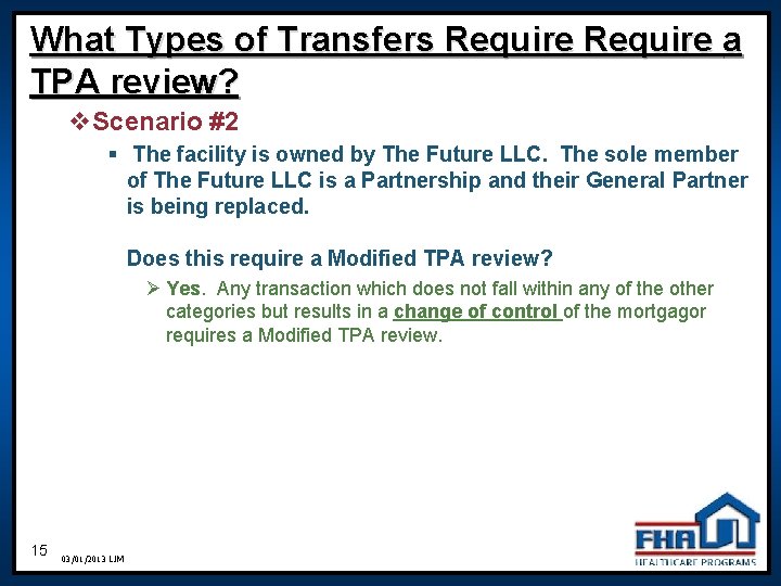 Transfer of Physical Assets TPA What It is How it Works