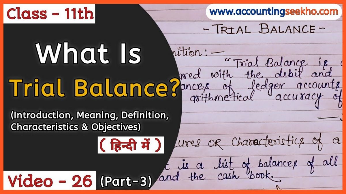 Trial Balance Definition How It Works Purpose and Requirements