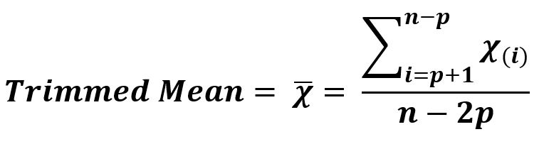 Trimmed Mean Definition Example Calculation and Use