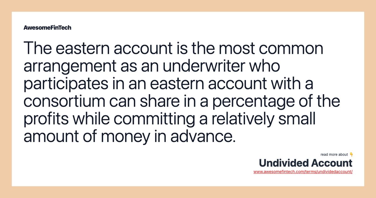 Undivided Account What It is How it Works