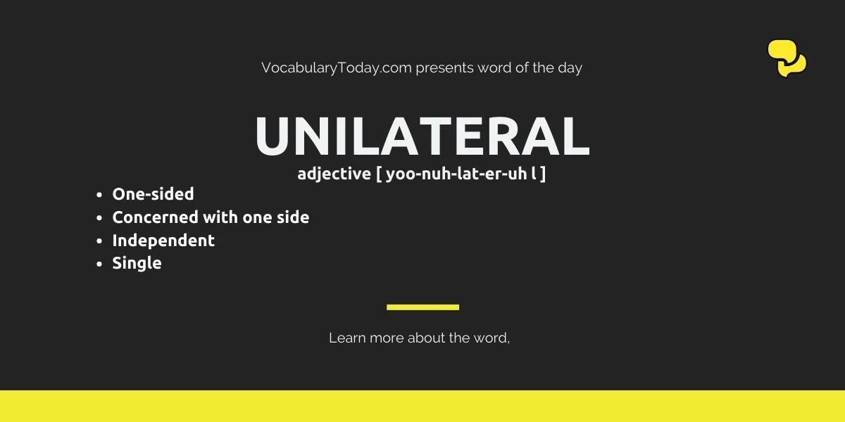 Unilateral Transfer Meaning Overview Examples