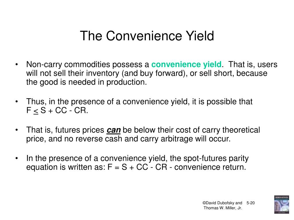 What Is a Convenience Yield Definition and How to Calculate